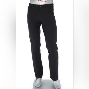 Men’s Alberto Tom Ceramica Comfort Fit Pants Sz33 US Black Like New